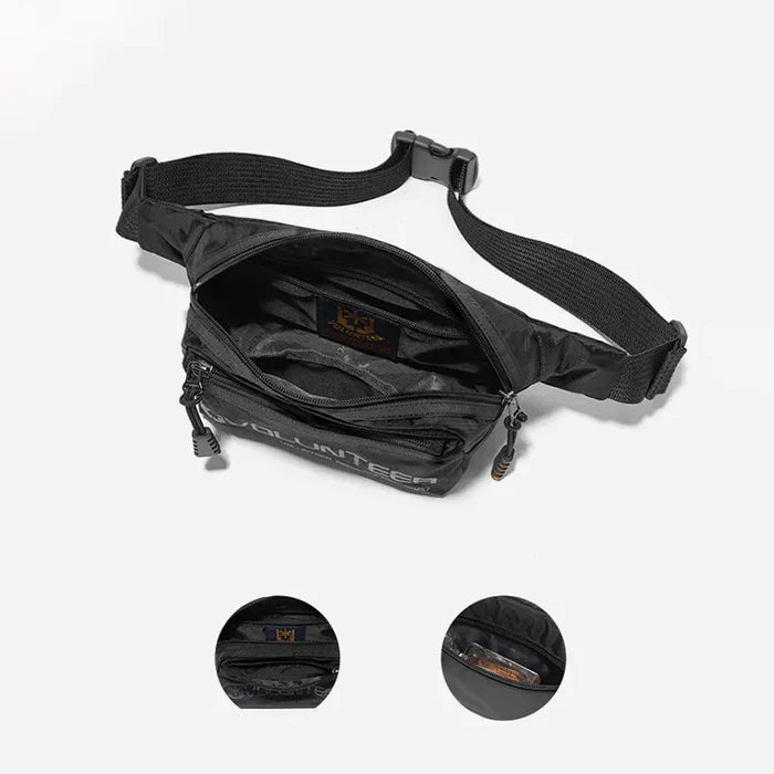 Adjustable Strap Outdoor Waterproof Camping Front Pouch Utility Waist Bag