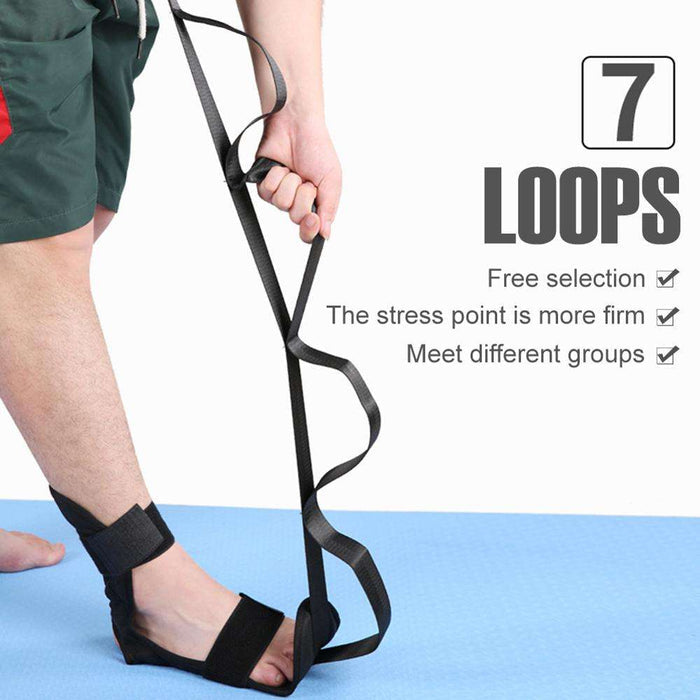 Adjustable Stretching Strap Yoga Leg Trainer Flexibility Belt for Ballet & Gymnastics