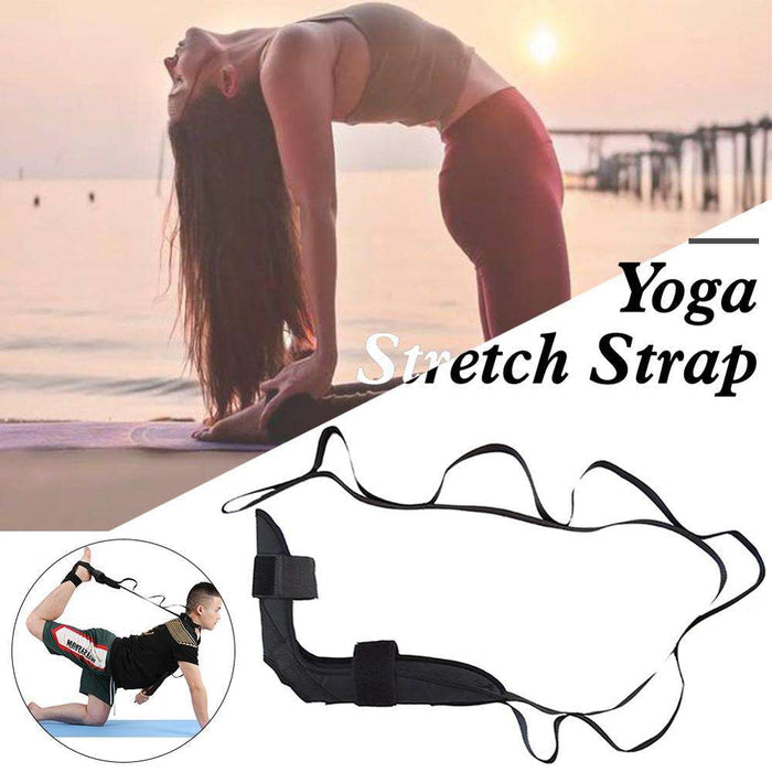 Adjustable Stretching Strap Yoga Leg Trainer Flexibility Belt for Ballet & Gymnastics
