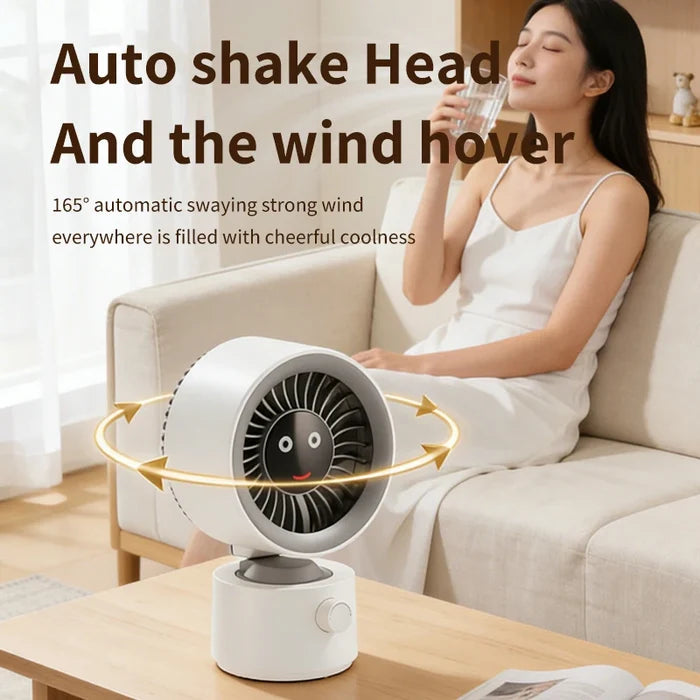 Air Circulating Desk Fan for Bedroom Home Office 100 Speed Settings