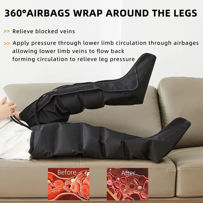Air Leg Compression Boots Nylon Material Three Gear 15min Timing