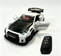Alarm Clock White/Black Realistic Engine and Light Effects Home Daily