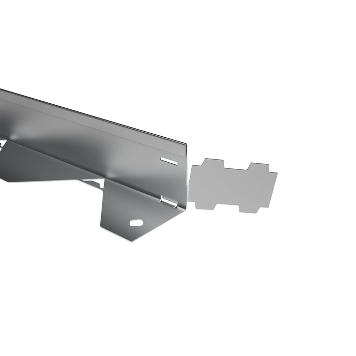 Garden Aluminum Edging System and connection tab.