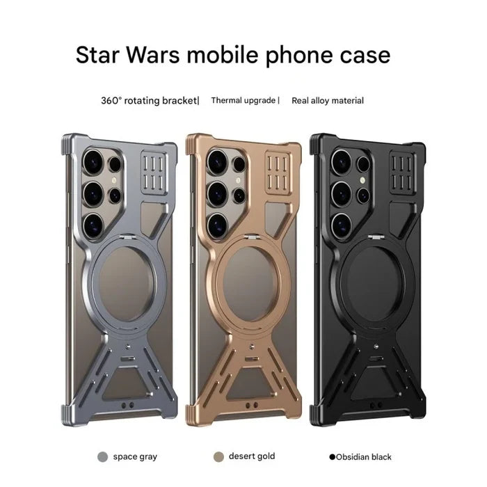 Aluminum Metal Frameless Heat Dissipation Magnetic Phone Case