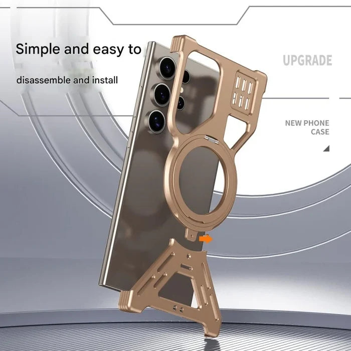 Aluminum Metal Frameless Heat Dissipation Magnetic Phone Case