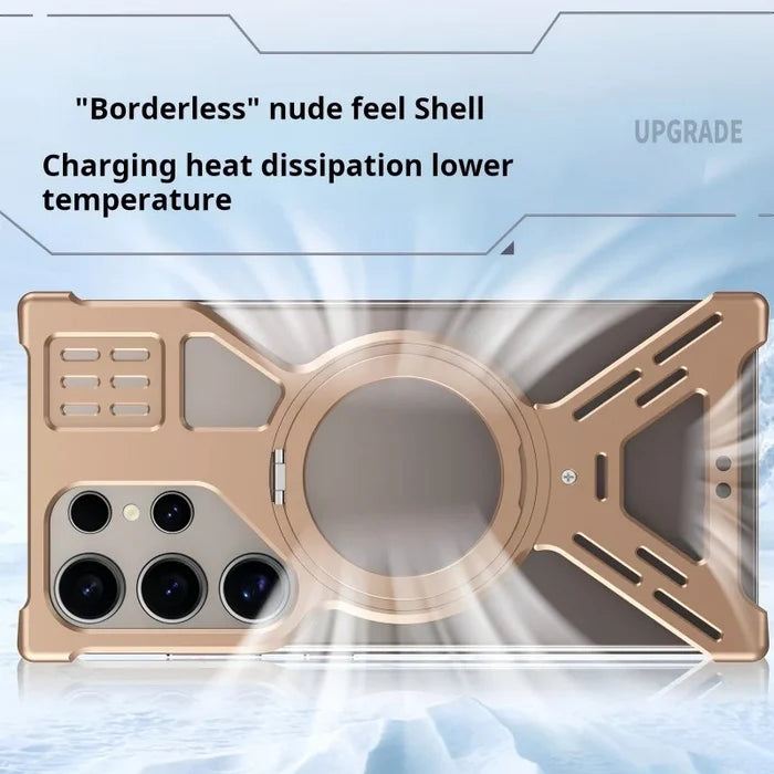 Aluminum Metal Frameless Heat Dissipation Magnetic Phone Case