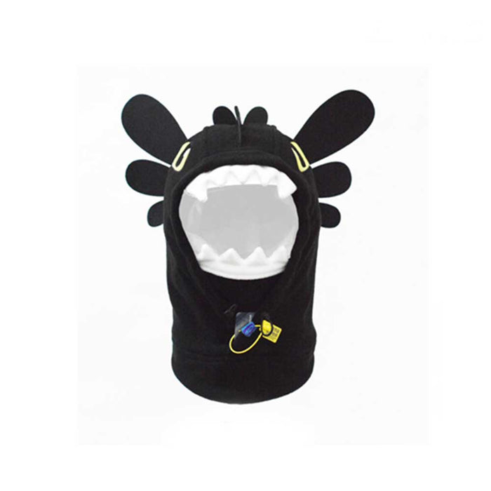 Anime Ski Balaclava, Winter Upgrade: yellow, black Pikachu, cartoon kawaii style
