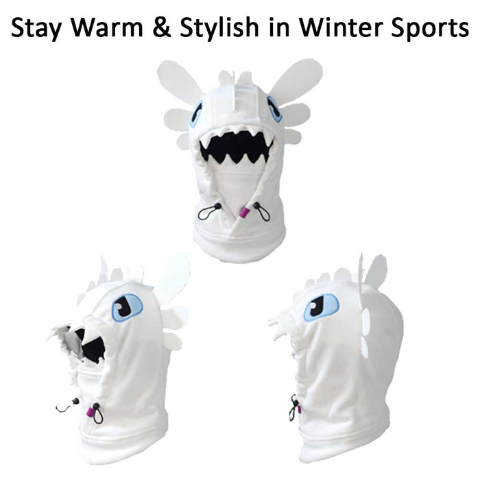 Anime Ski Balaclava, Winter Upgrade: yellow, black Pikachu, cartoon kawaii style