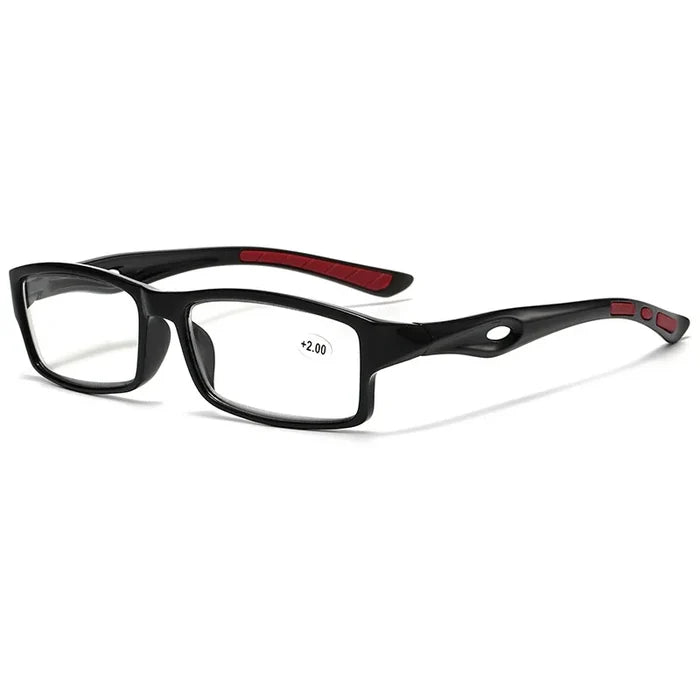 Black-Red / Photochromic progressive multifocal reading glasses