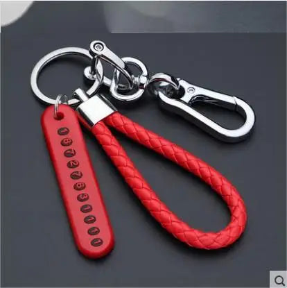 buckle silver+Hand rope red+ card red