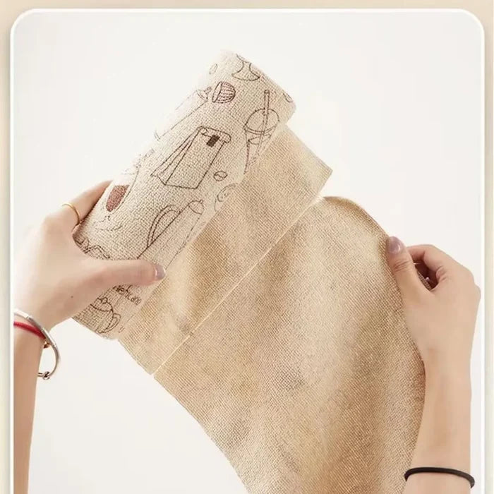Antibacterial Microfiber Kitchen Dishcloth Hand-Tear Weekly