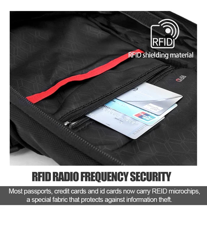 Arctic Hunter RFID USB Business Laptop Backpack