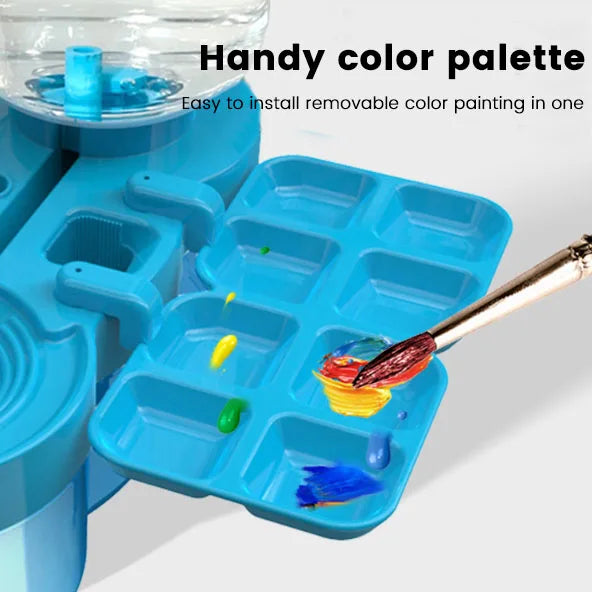Art 4 Color Upgraded 6-In-1 Water Circulation Paint Brush Cleaner