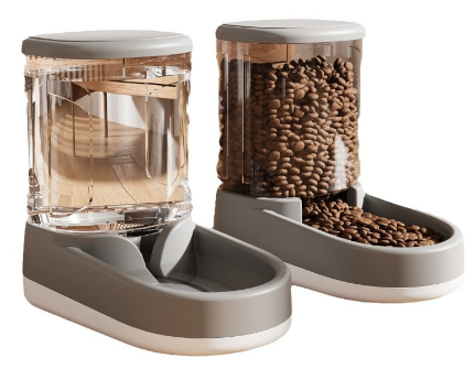 Automatic Pet Dog Feeder & Drinking Fountain