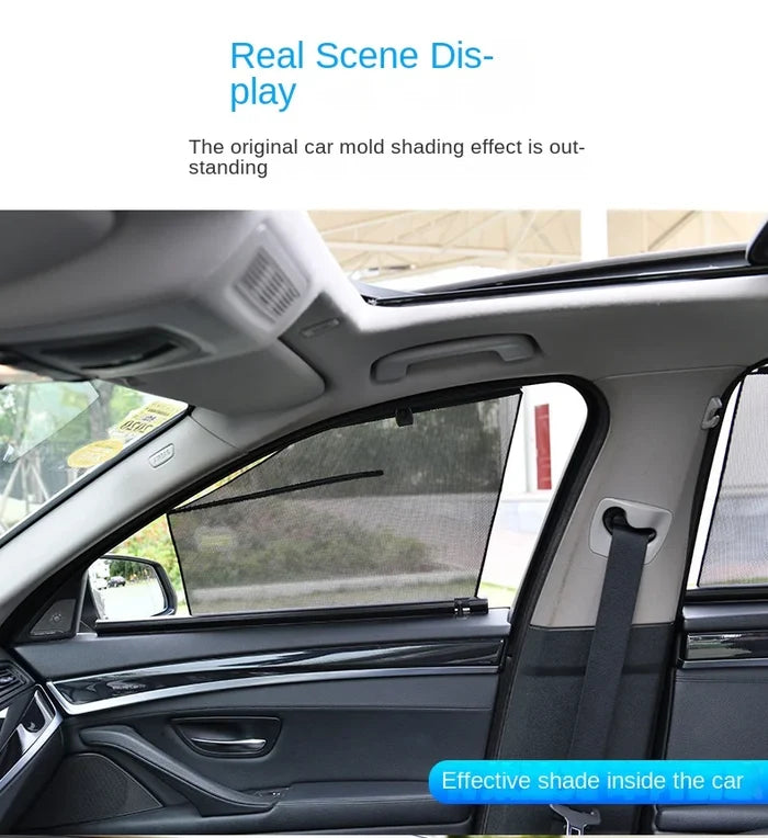 Automatic Retractable Windshield Sunshade