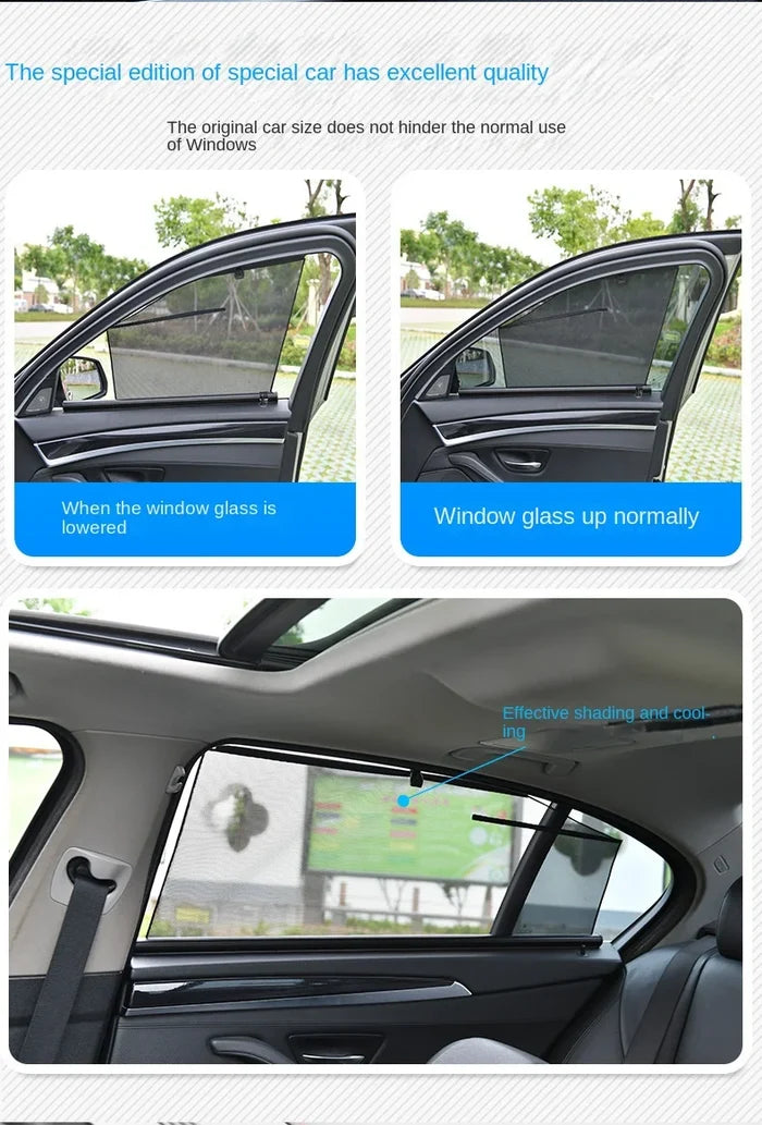 Automatic Retractable Windshield Sunshade