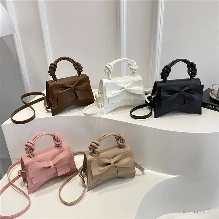 Autumn New Simple Solid Color Portable Shoulder Small Square Bag