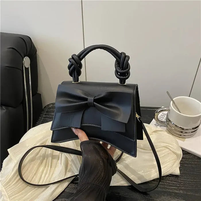 Autumn New Simple Solid Color Portable Shoulder Small Square Bag