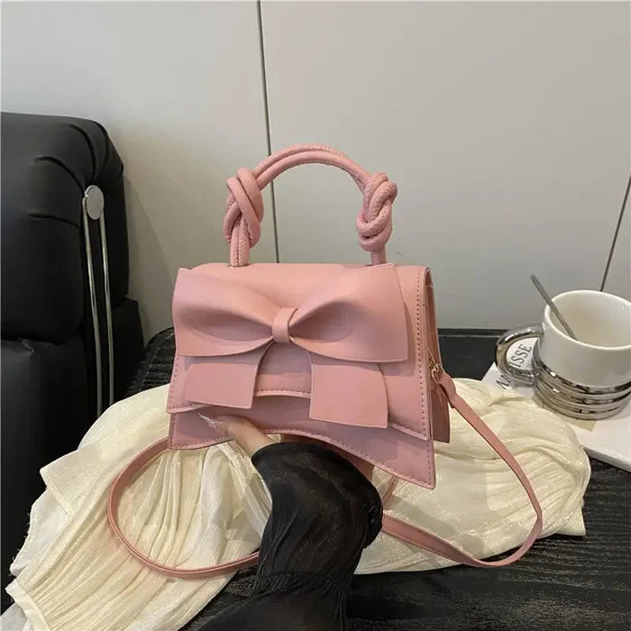 Autumn New Simple Solid Color Portable Shoulder Small Square Bag