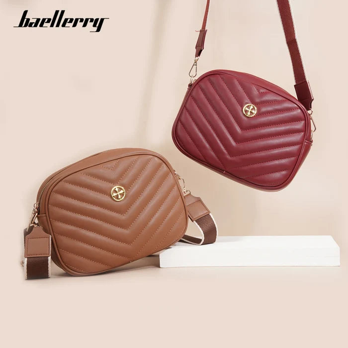 Baellerry Women's Cross-Body Zipper Shoulder Bag Large Capacity