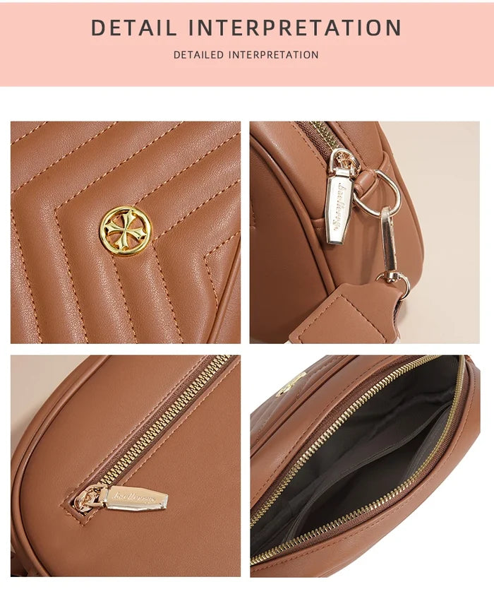 Baellerry Women's Cross-Body Zipper Shoulder Bag Large Capacity