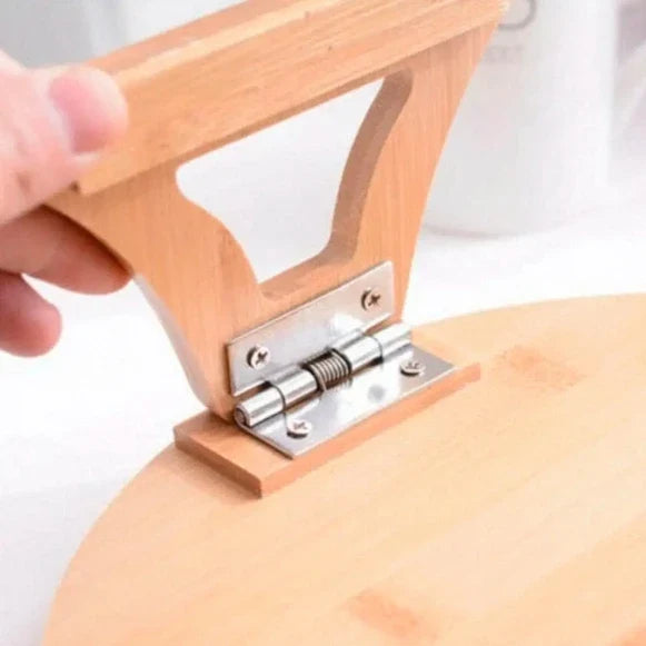 Bamboo Armrest Clip Side Table