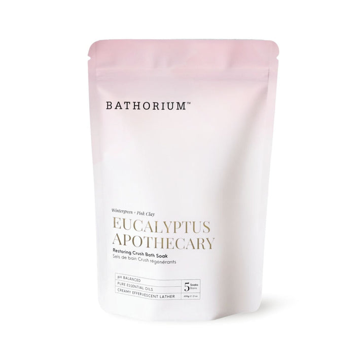Bathorium Crush Rejuvenating Bath Soak - Eucalyptus Apothecary (Size Options) Bath Salt / Soaks Bathorium 600g (5 bath)
