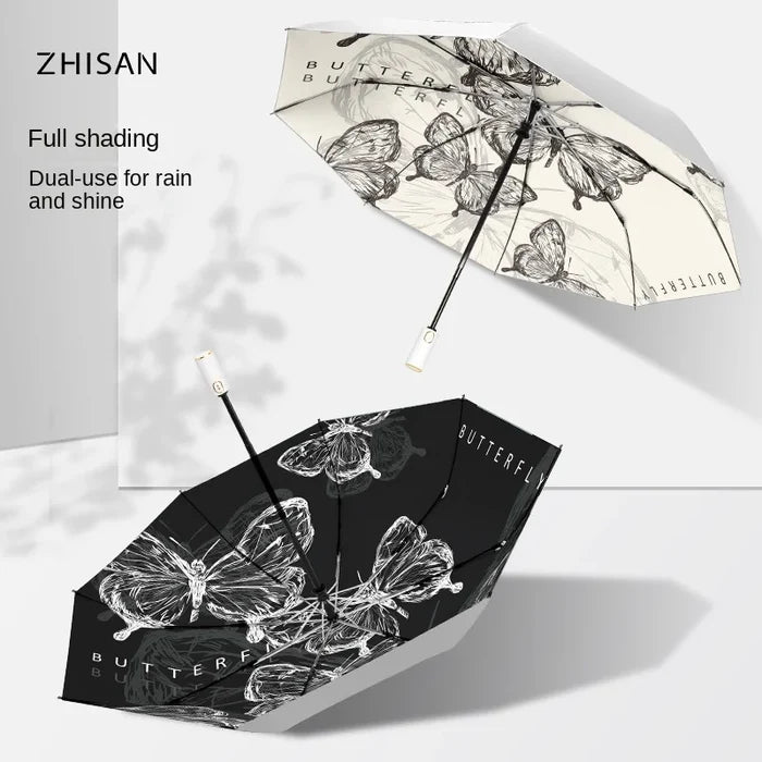 Business Gifts Modern Design Alloy Handle Advanced Sunshade Umbrella