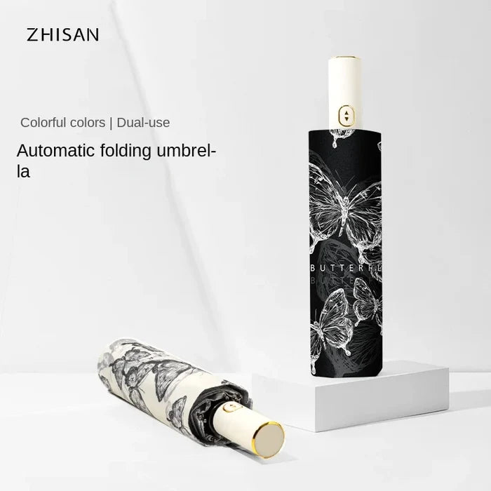 Business Gifts Modern Design Alloy Handle Advanced Sunshade Umbrella