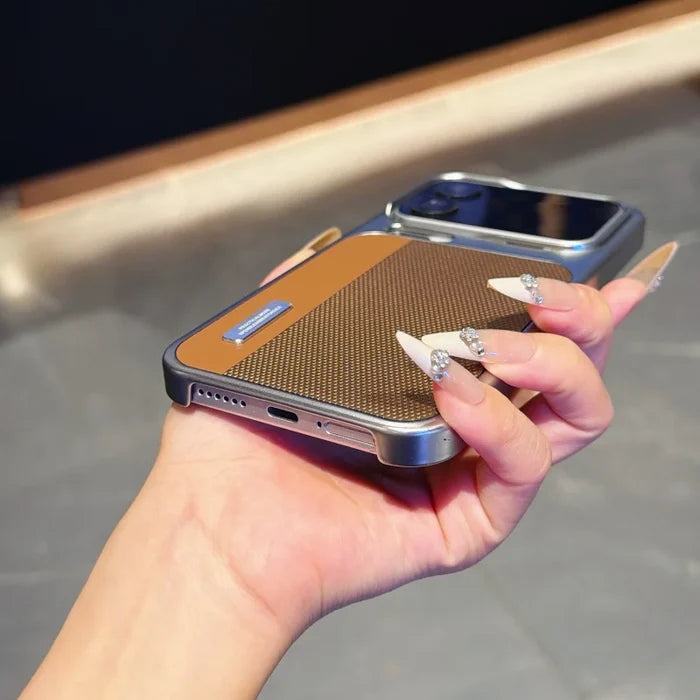 Business Ultra Thin Electroplating Leather Phone Case for Xiaomi