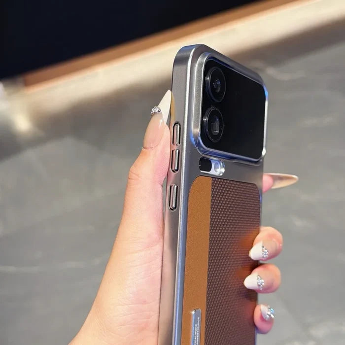 Business Ultra Thin Electroplating Leather Phone Case for Xiaomi