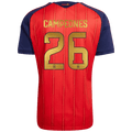 CAMPEONES #26 Spain Home Soccer Jersey 2026
