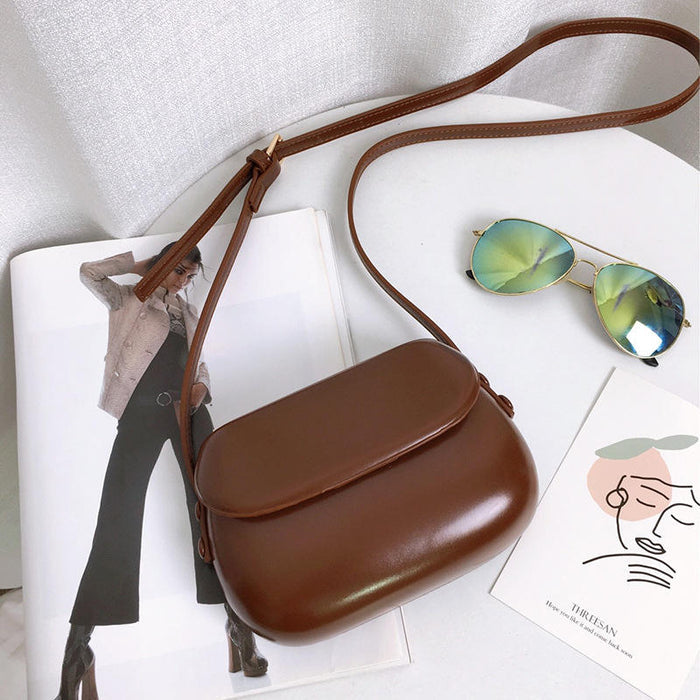 CandyShell Retro Mini Saddle Bag – Stylish Women’s Crossbody Shoulder Bag