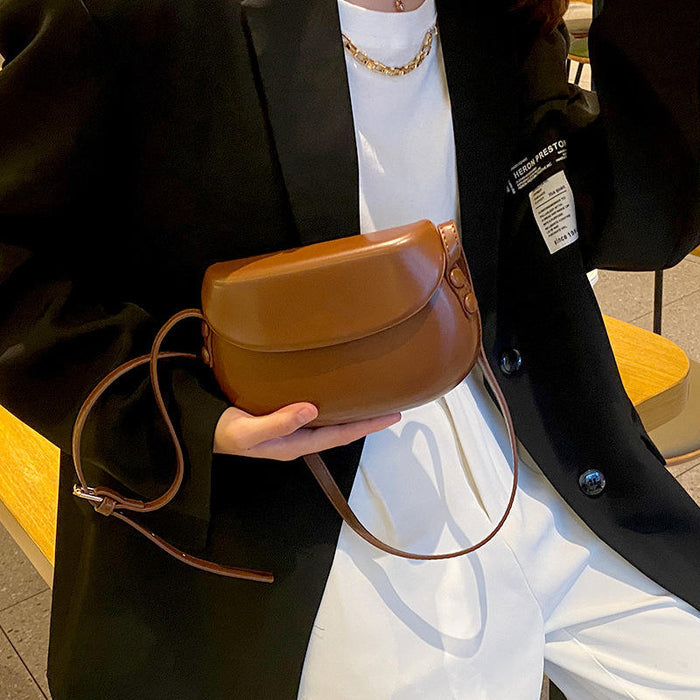 CandyShell Retro Mini Saddle Bag – Stylish Women’s Crossbody Shoulder Bag