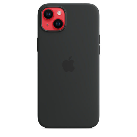 Capa Silicone MagSafe iPhone 14 Plus - Meia-noite