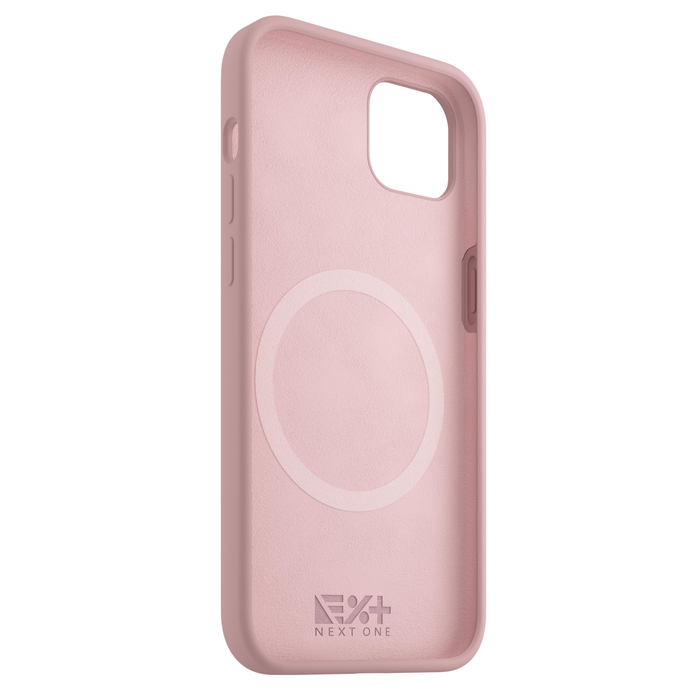 Capa Silicone MagSafe iPhone 14 Plus - Rosa