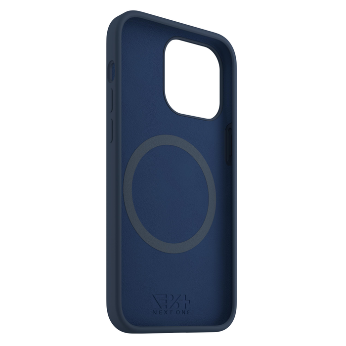 Capa Silicone MagSafe Next One iPhone 14 Pro - Azul
