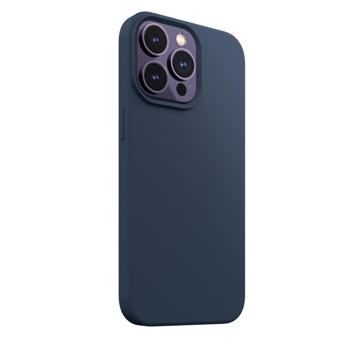 Capa Silicone MagSafe Next One iPhone 14 Pro - Azul