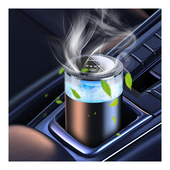Car Aroma Spray Diffuser – Cloud Landscape Design, Lasting Fragrance, Ambient Light