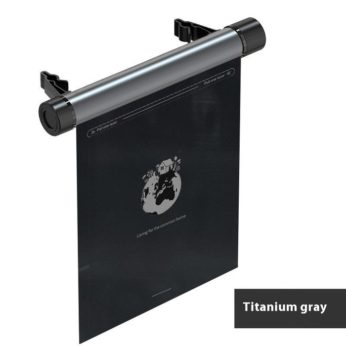 Car Back Seat Foldable Trash Can – Hidden Tube Design with Disposable Plastic Bags