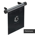 Car Back Seat Foldable Trash Can – Hidden Tube Design with Disposable Plastic Bags