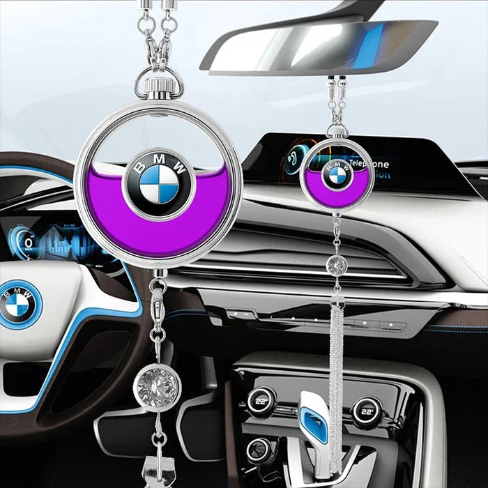 Car Pendant Liquid Perfume Car logo with Drill Car air Freshener