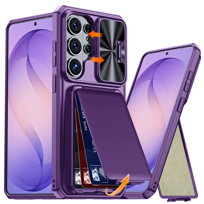 CardGuard Pro Samsung S26 Ultra Case – Sliding Camera Cover with Stand & Anti-Fall Protection