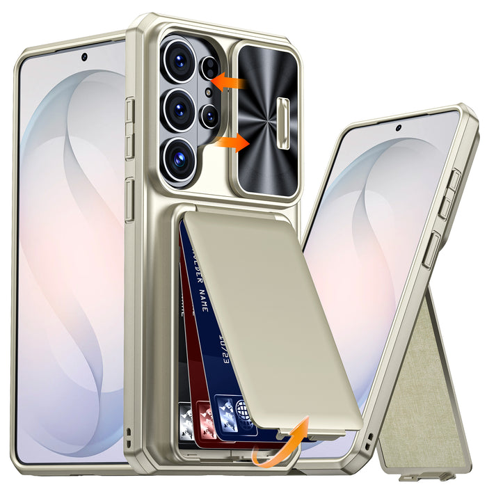 CardGuard Pro Samsung S26 Ultra Case – Sliding Camera Cover with Stand & Anti-Fall Protection