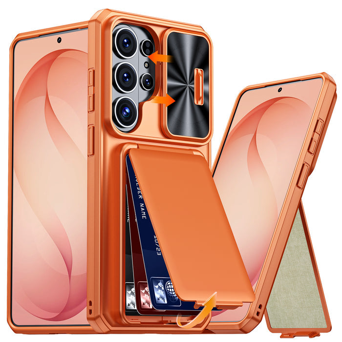CardGuard Pro Samsung S26 Ultra Case – Sliding Camera Cover with Stand & Anti-Fall Protection