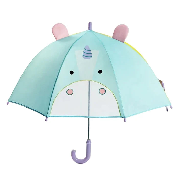 Cartoon Animal Shape Kids Umbrella Polyester Material