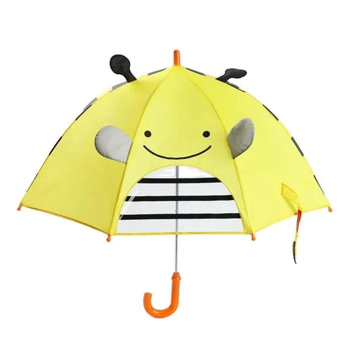 Cartoon Animal Shape Kids Umbrella Polyester Material