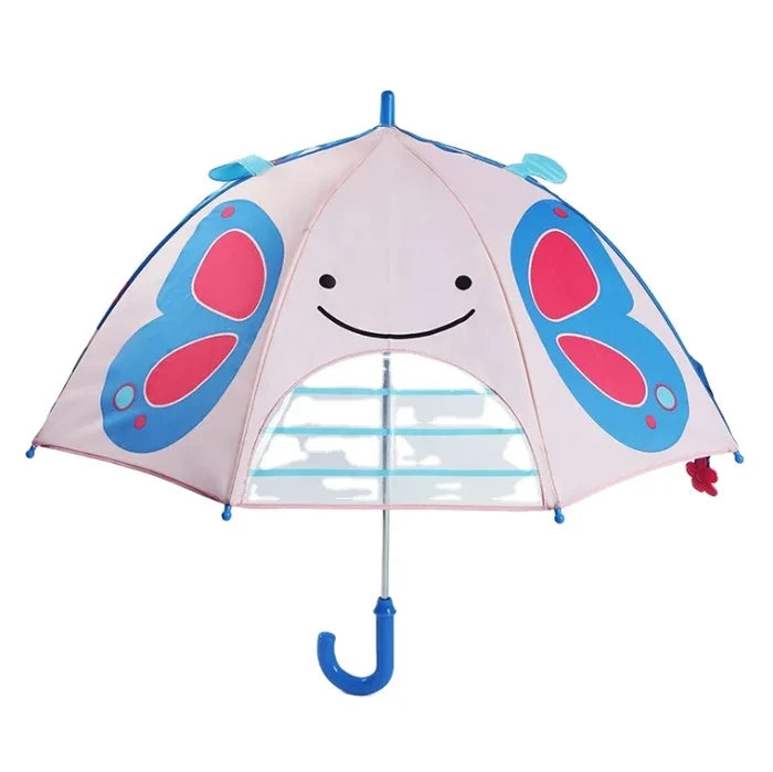 Cartoon Animal Shape Kids Umbrella Polyester Material