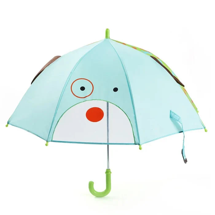 Cartoon Animal Shape Kids Umbrella Polyester Material