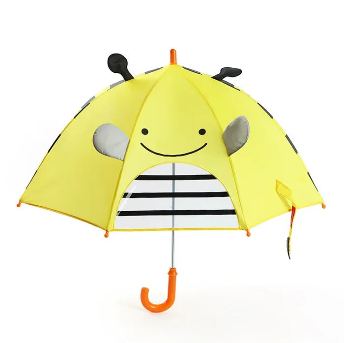 Cartoon Animal Shape Kids Umbrella Polyester Material